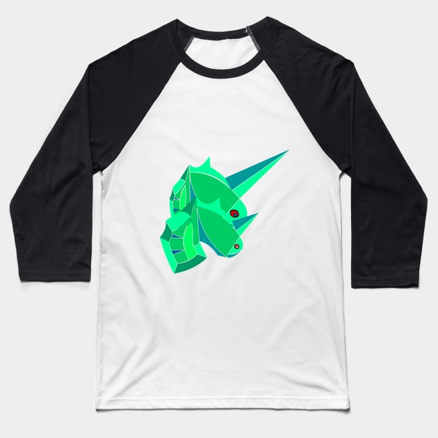 FUNNY CHUBBY UNICORN Baseball T-Shirt by jsar